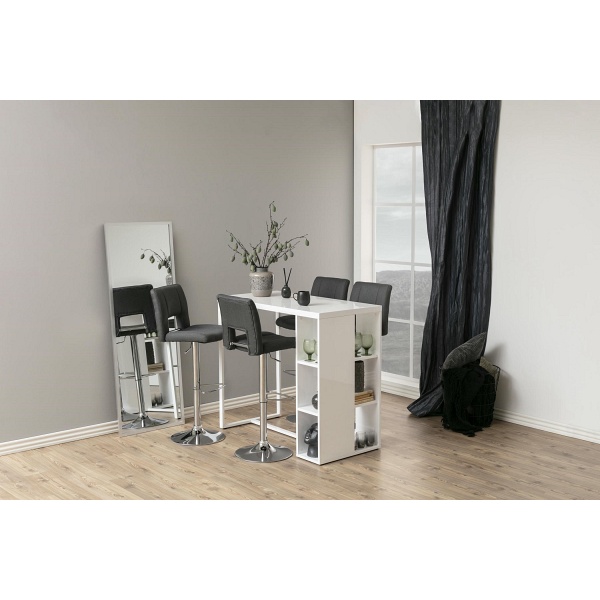 Hoker Sylvia szary ciemny/metal chrom - ACTONA